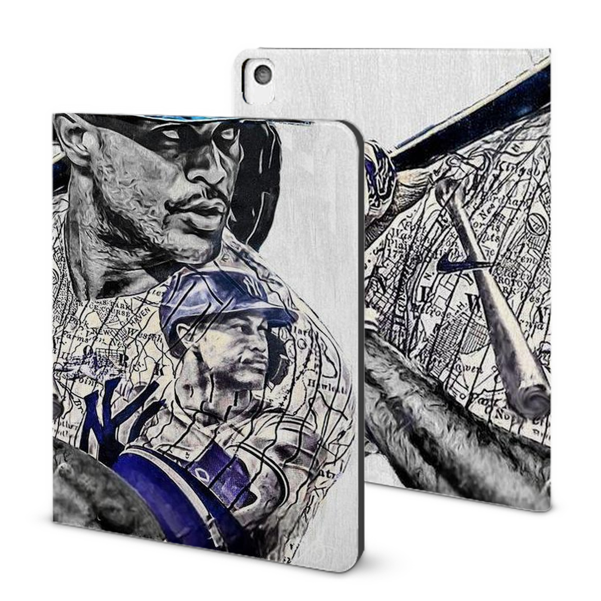 Giancarlo Stanton 28 IPad Book-Style Case With Pencil Slot – Slim PU & TPU Cover – Full Protection, Precise Fit, Water & Scratch Resistant